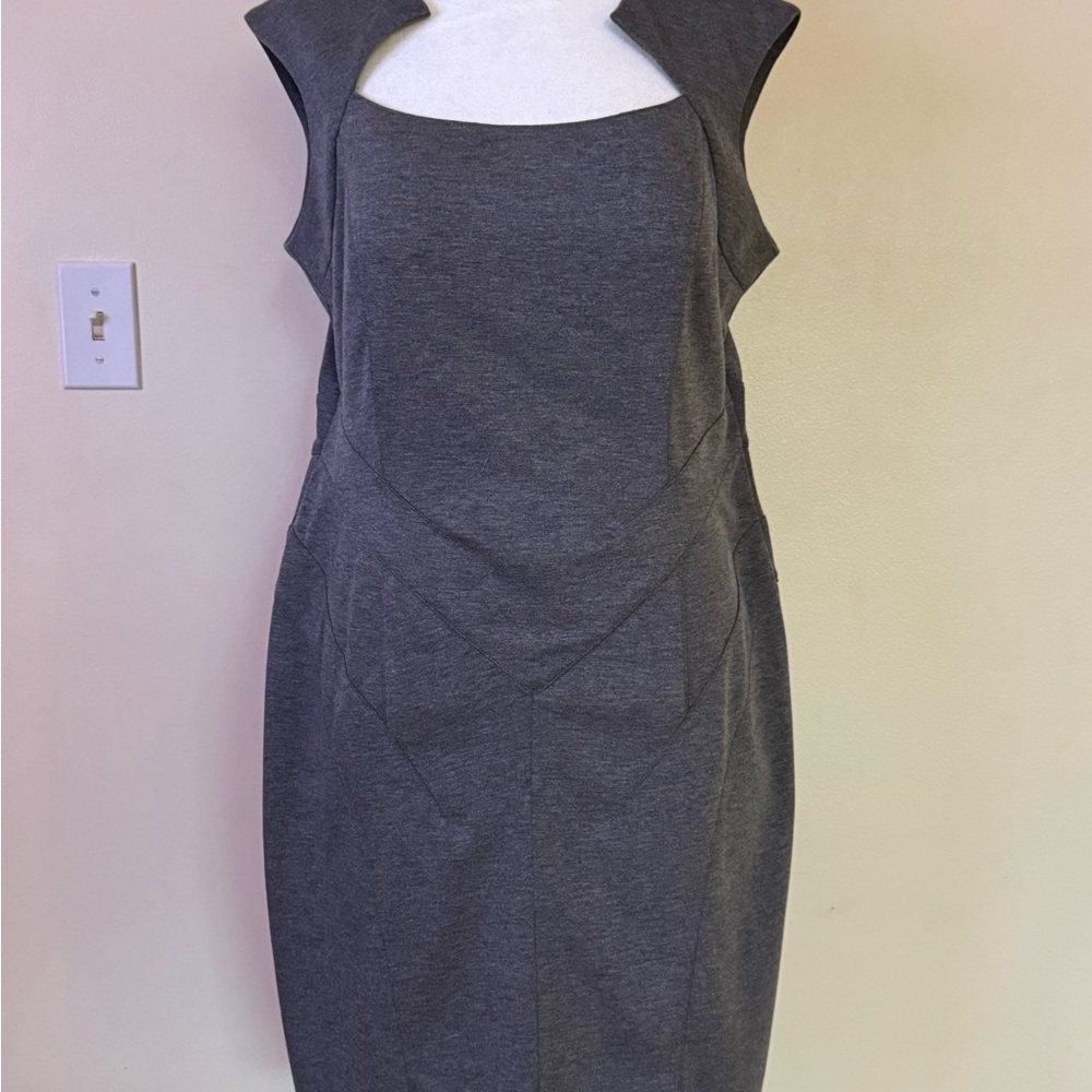 Vince Camuto Charcoal Midi Dress